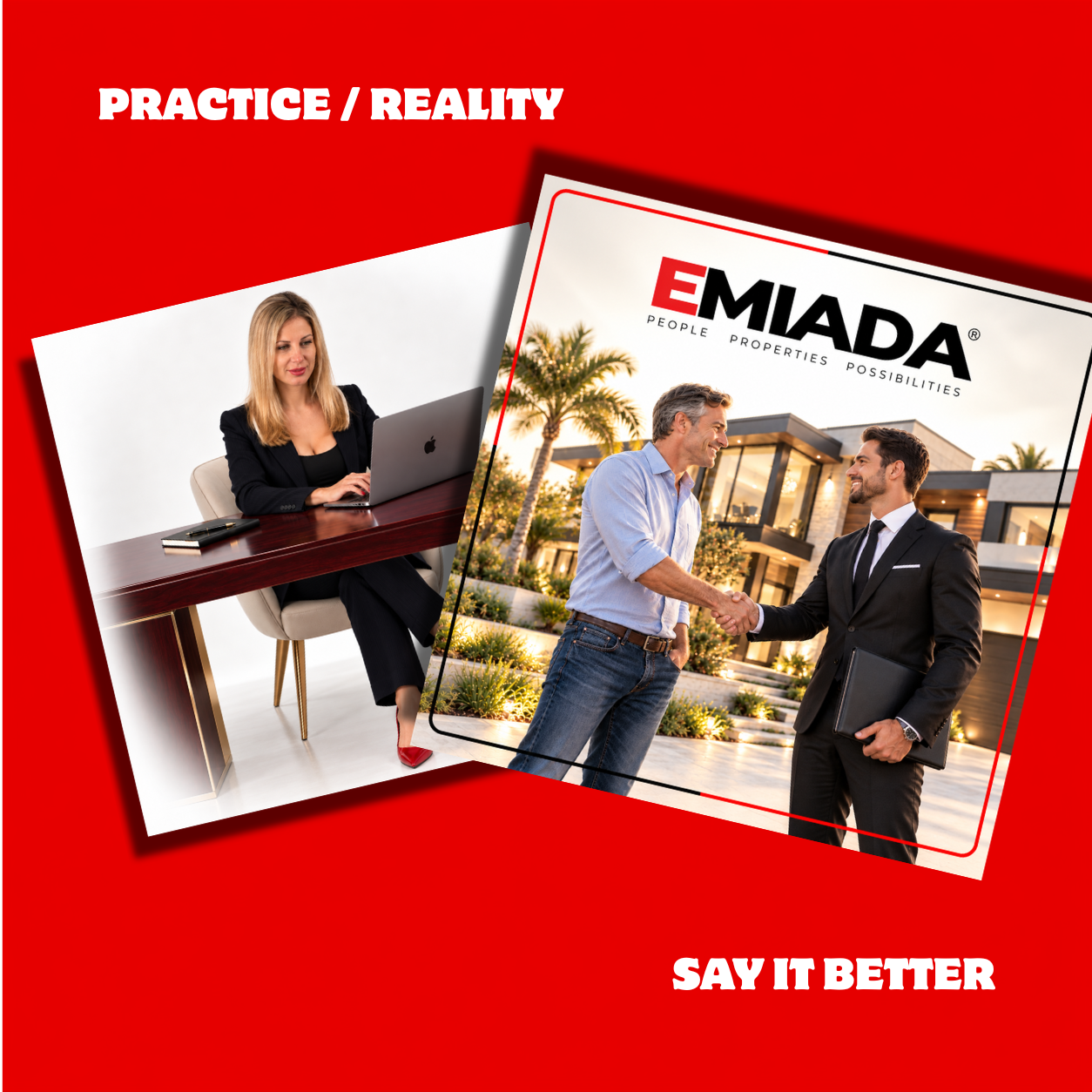 EMIADA project cover about practicing real conversations